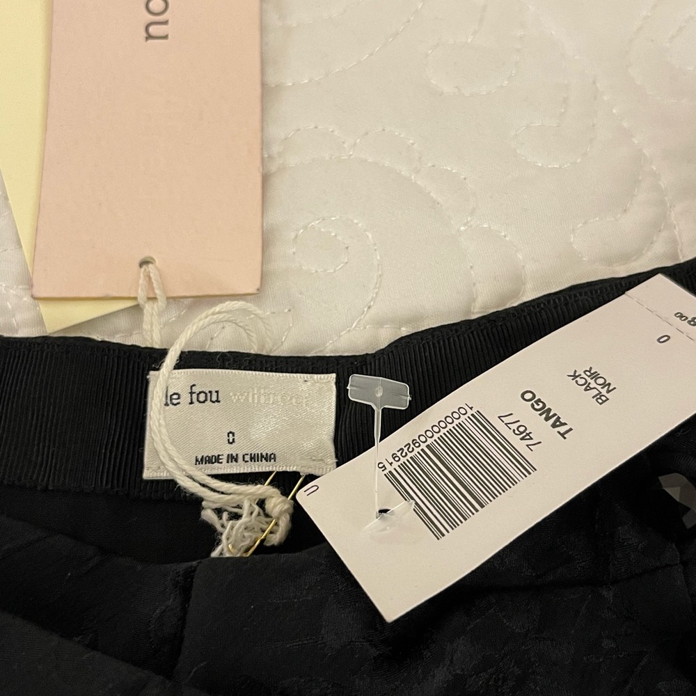 NWT Le Fou Wilfred Silk Slit Skirt size 0 - Picture 8 of 10